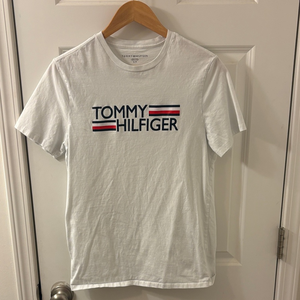 Tommy Hilfiger White Tee with Logo